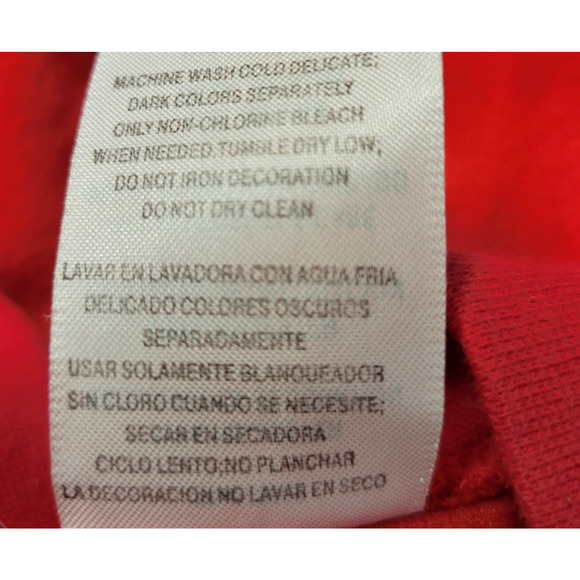 Hello Kitty Fleece Nightgown Adult Womens Medium Red Embroidered Pockets Saniro - Picture 12 of 14